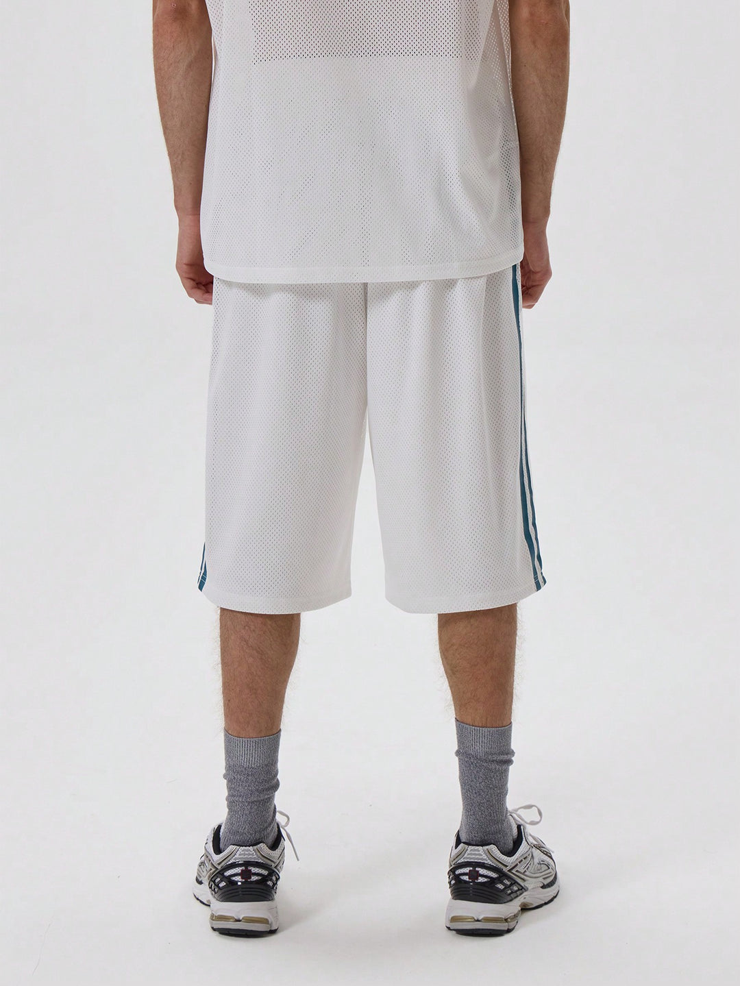 Pantalon SHEIN, alb