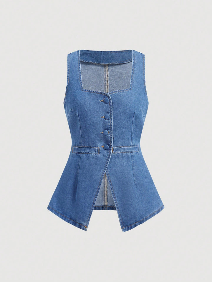Top SHEIN, albastru