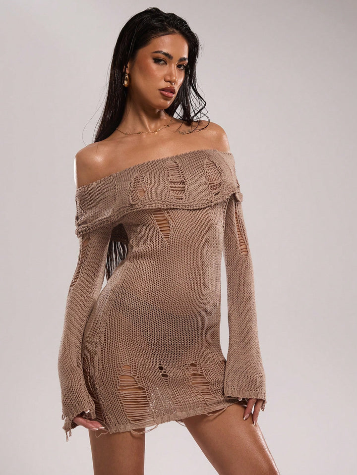 Rochie SHEIN, kaki