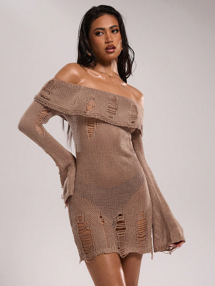 Rochie SHEIN, kaki