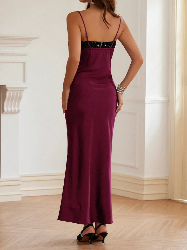 Set rochie și top Shein, vișiniu