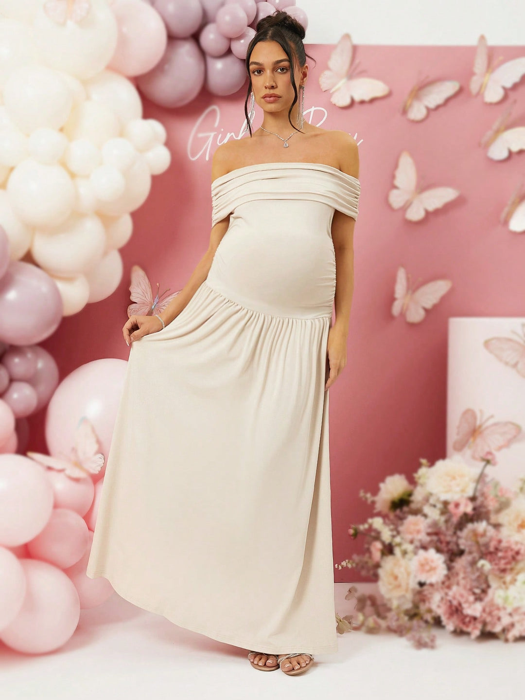 Rochie SHEIN, kaki
