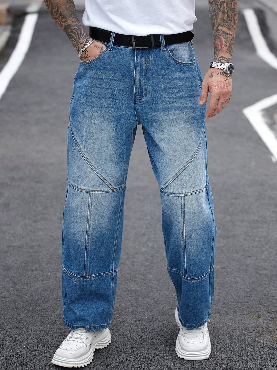 Jeans SHEIN, albastru