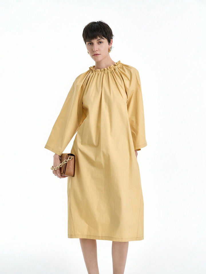 Rochie midi SHEIN, galben