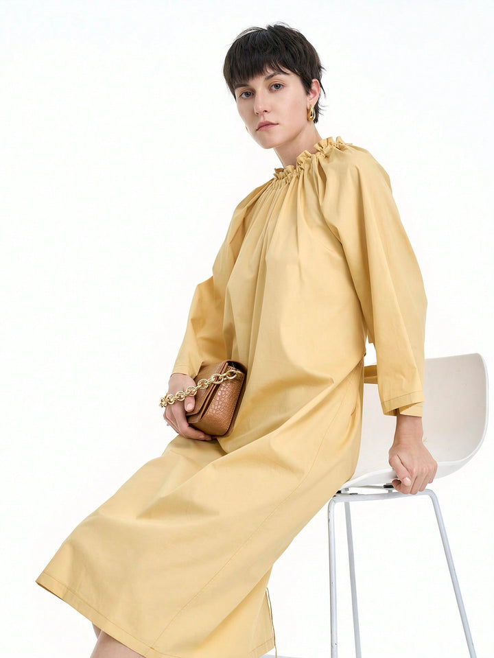 Rochie midi SHEIN, galben