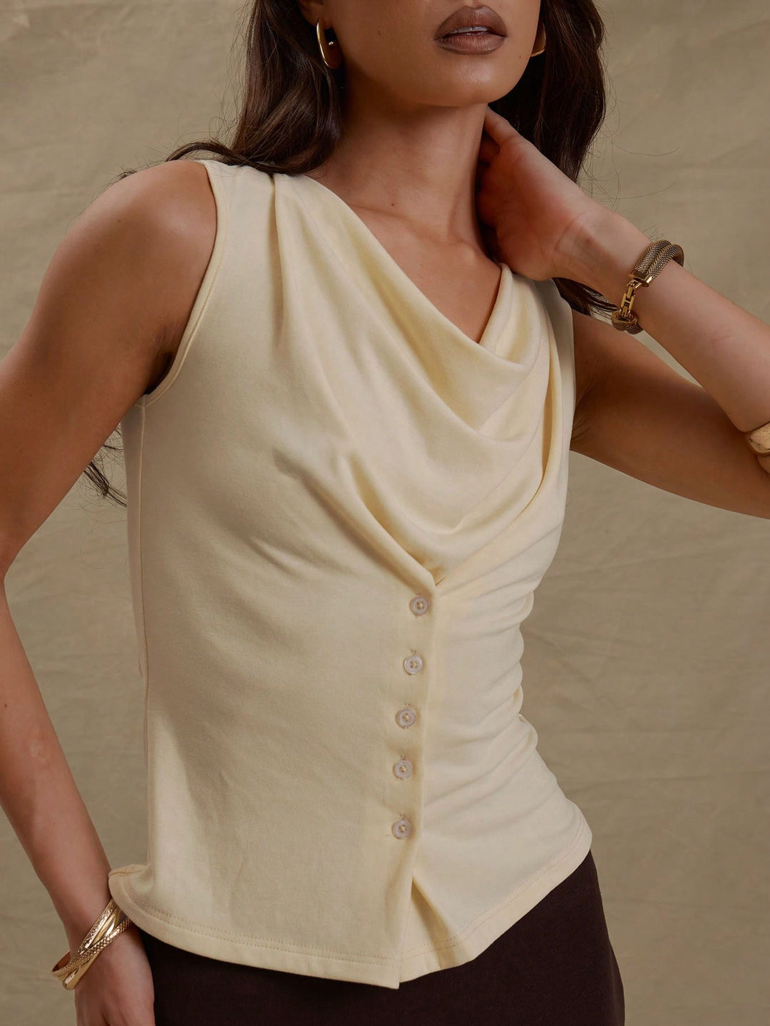 Top SHEIN, crem