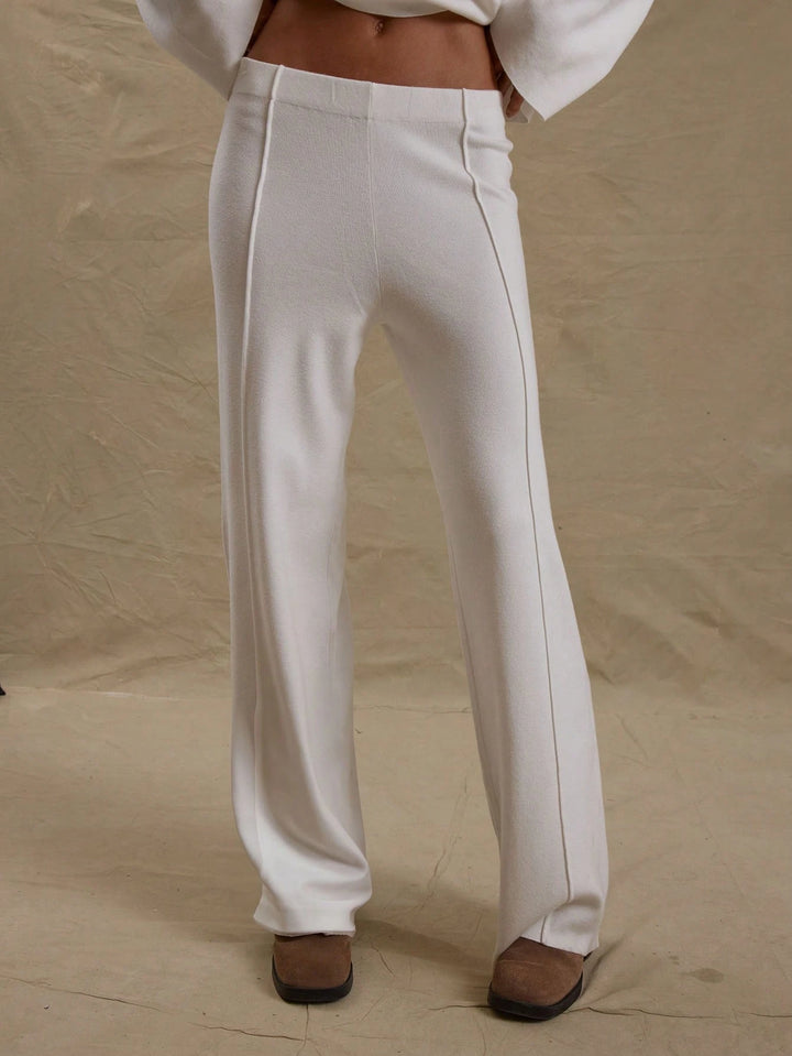 Pantaloni Shein, alb