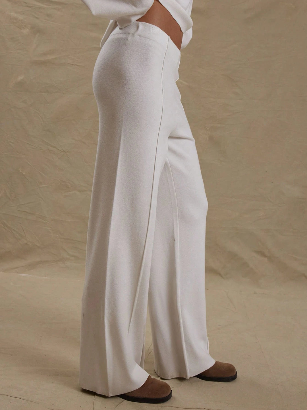 Pantaloni Shein, alb