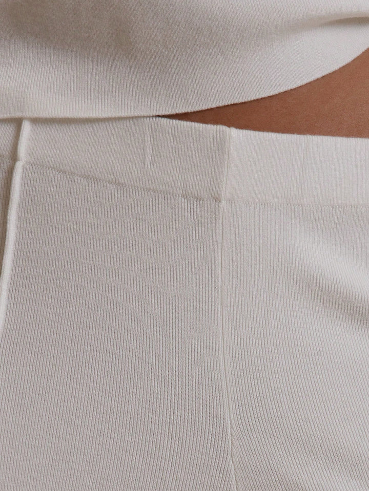 Pantaloni Shein, alb