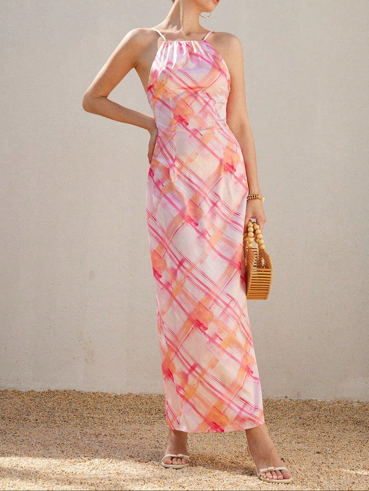 Rochie midi SHEIN, roz