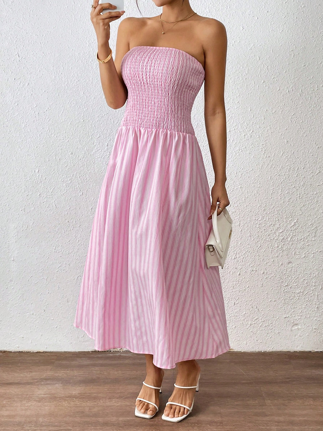 Rochie maxi SHEIN, roz