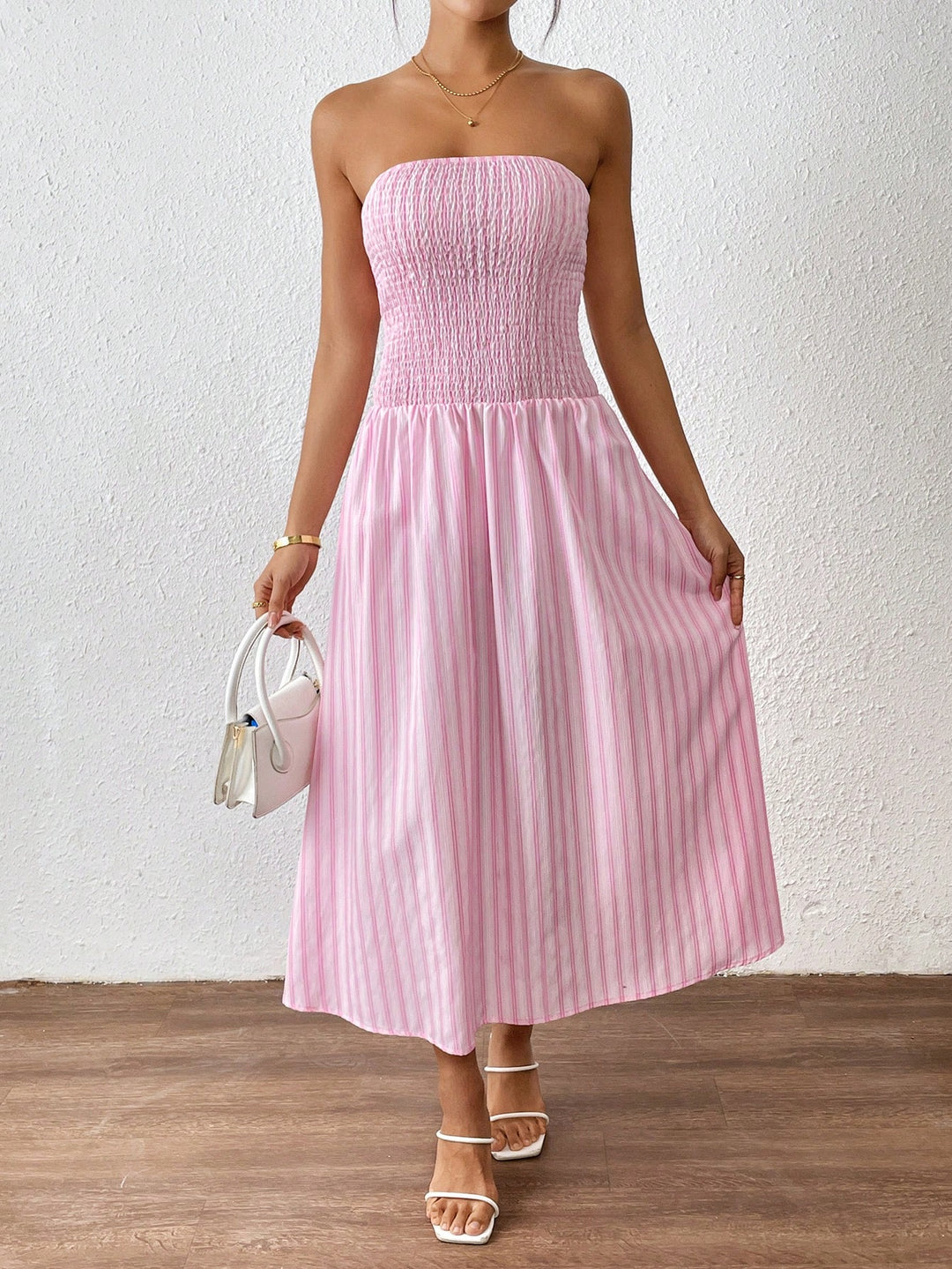 Rochie maxi SHEIN, roz