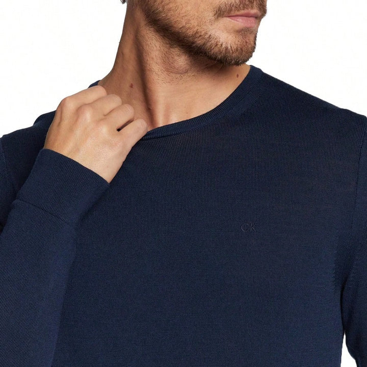 Pulover CALVIN KLEIN, bleumarin