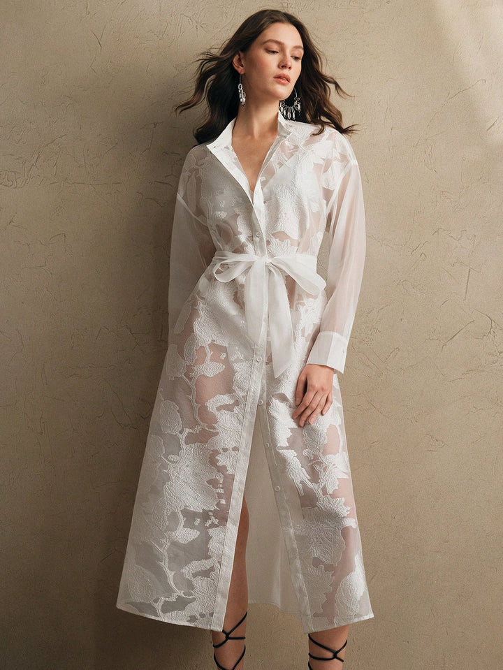 Kimono SHEIN, alb