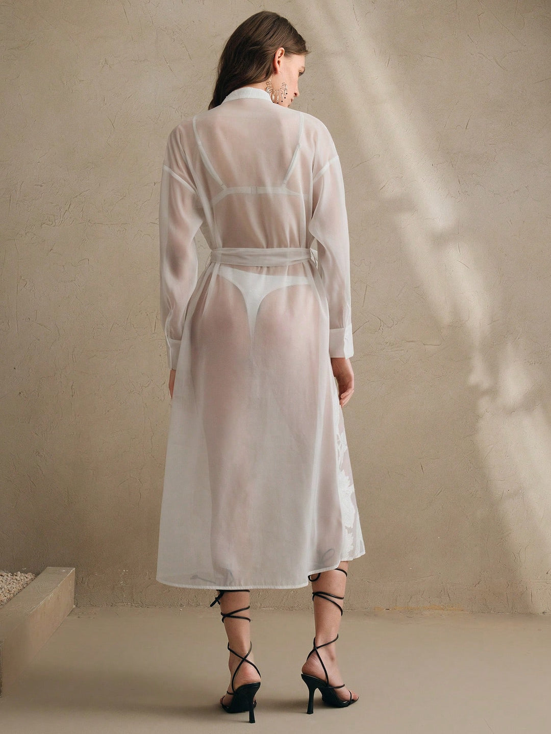Kimono SHEIN, alb