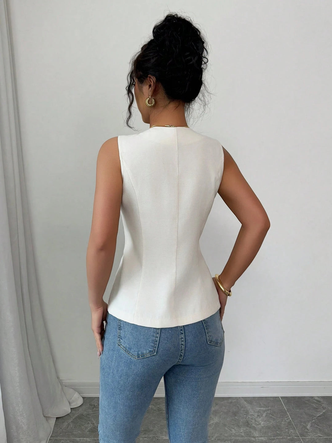 Top SHEIN, bej