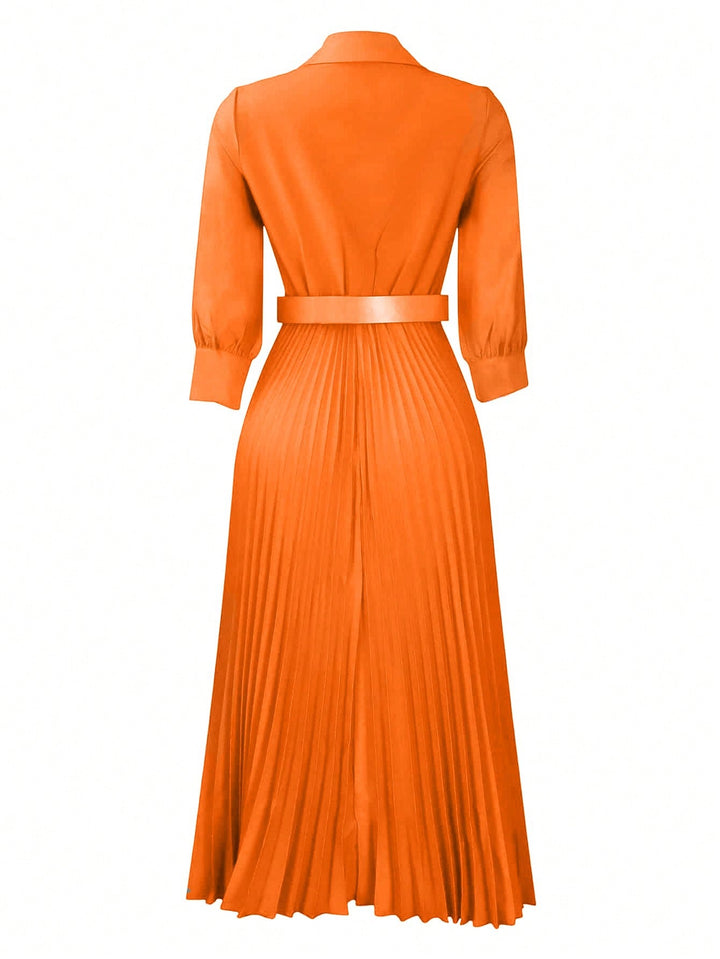 Rochie maxi SHEIN, portocaliu