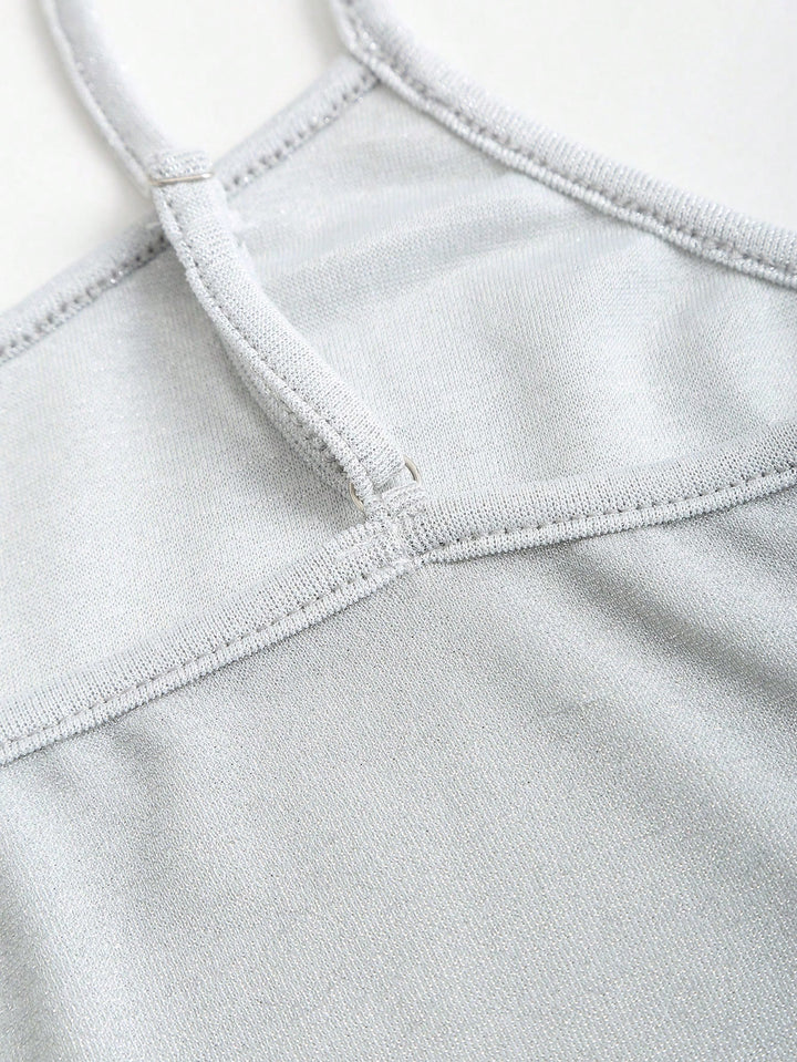 SHEIN top, ezüst