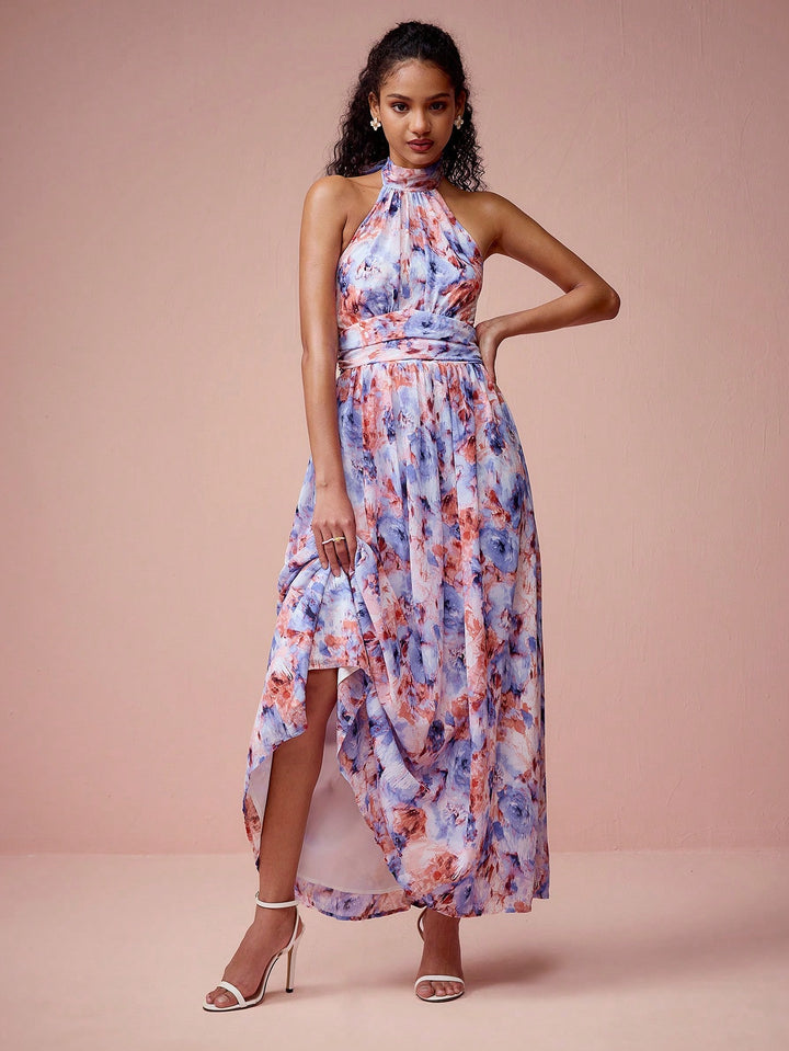 Rochie maxi SHEIN, albastru