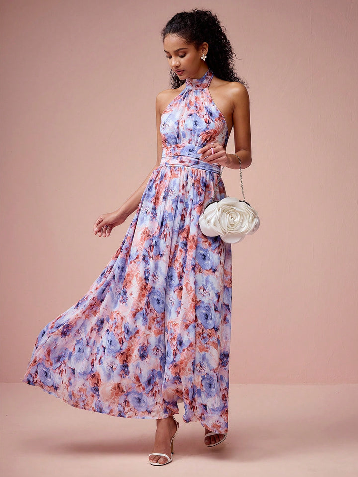 Rochie maxi SHEIN, albastru