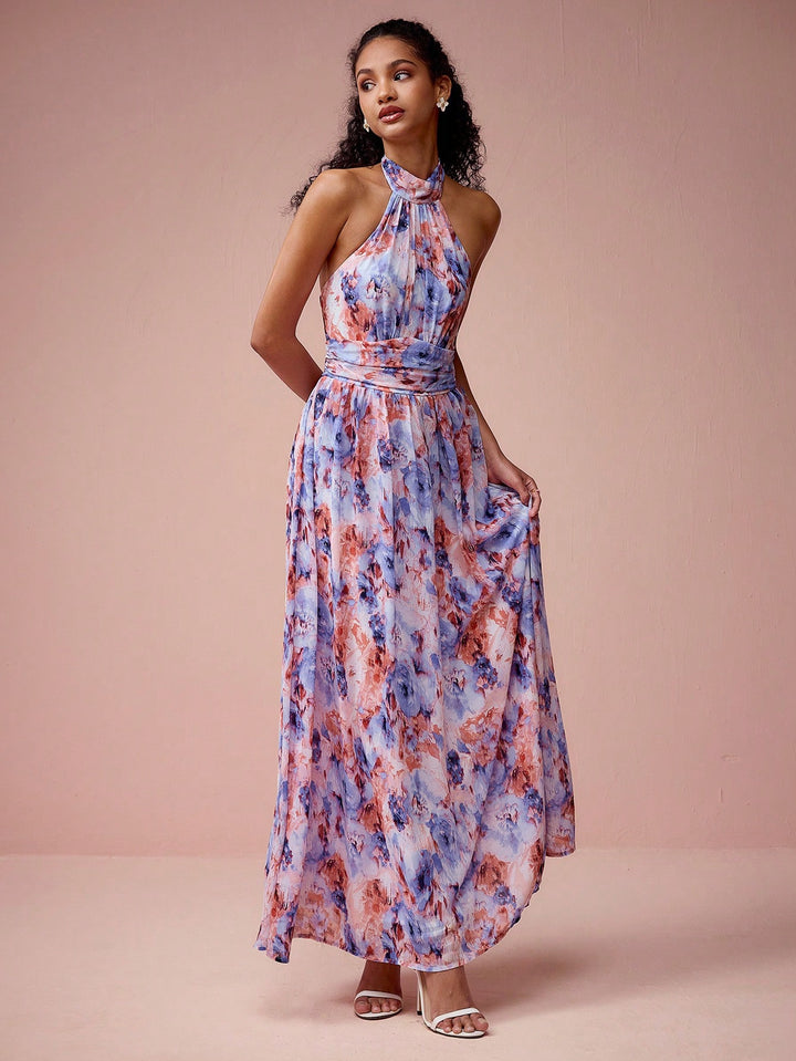 Rochie maxi SHEIN, albastru