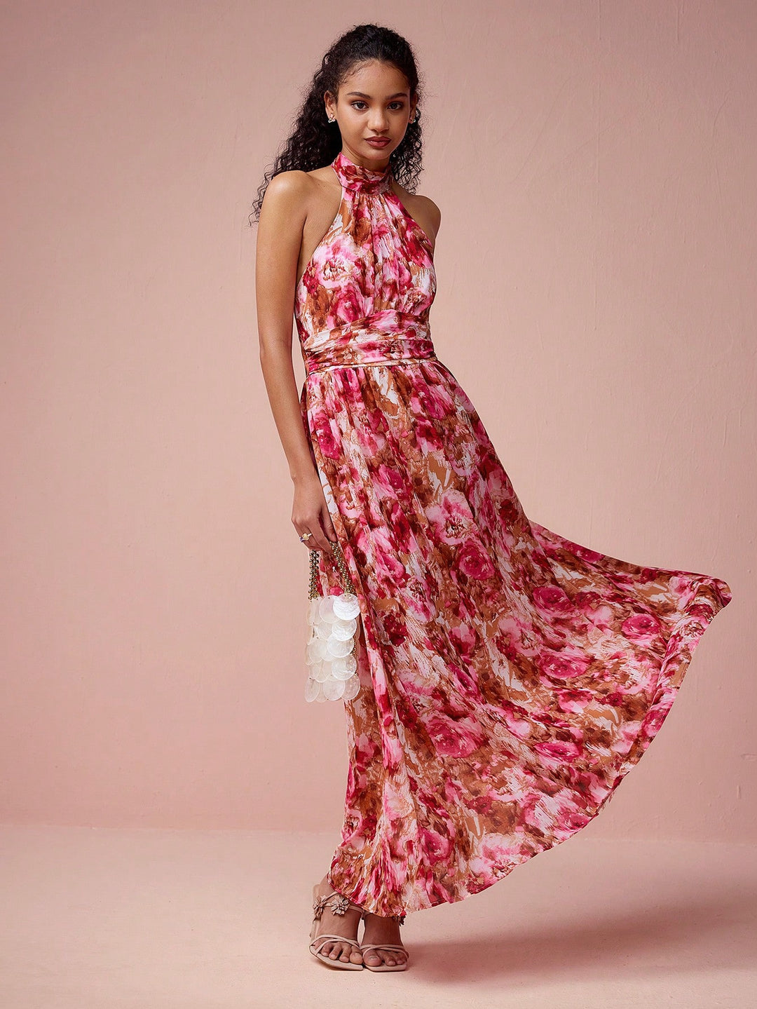 Rochie maxi SHEIN, mix culori