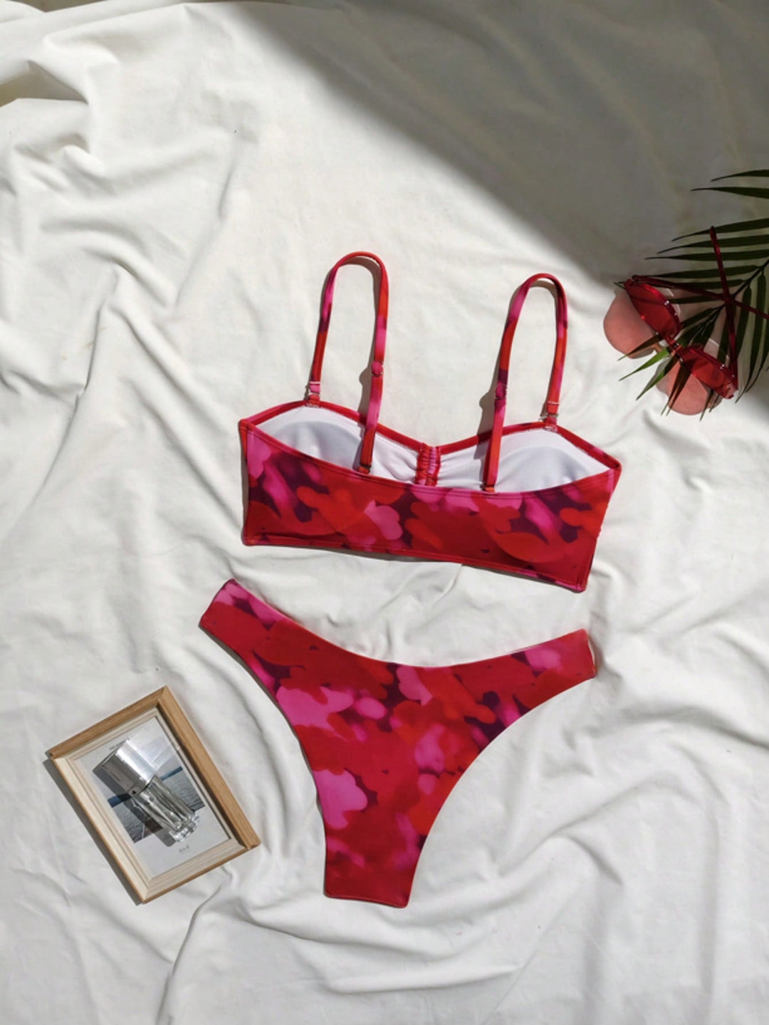 Set bikini SHEIN, roșu