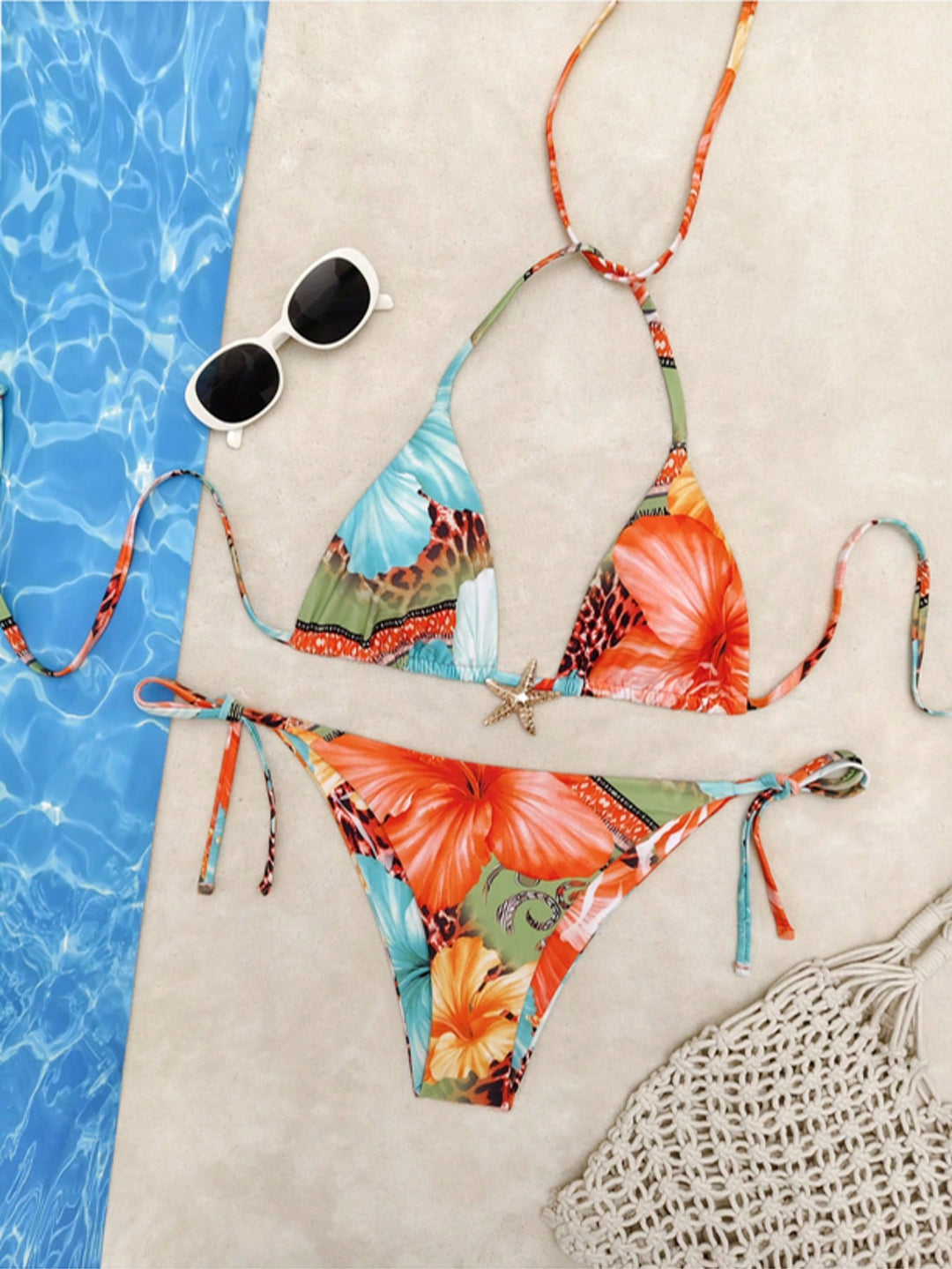 Set bikini SHEIN, animal print