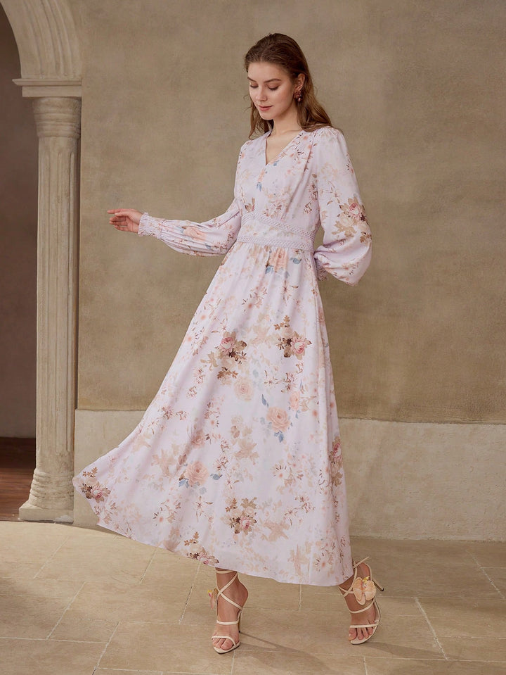 Rochie maxi SHEIN, roz