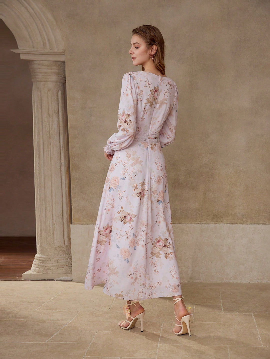 Rochie maxi SHEIN, roz