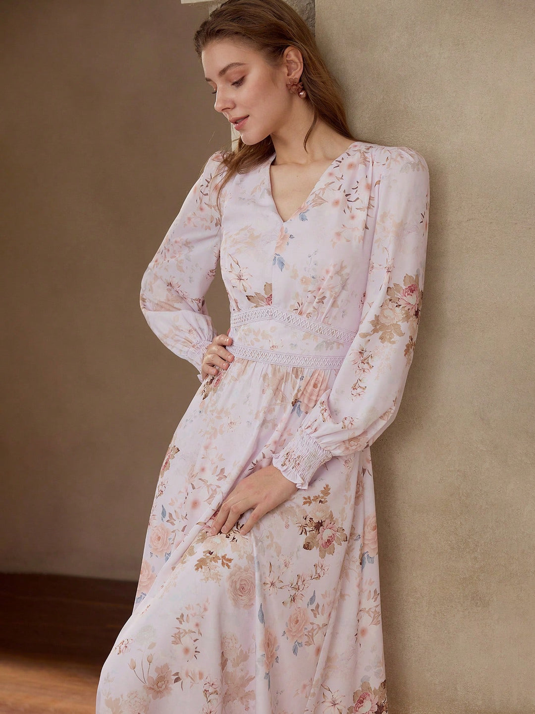 Rochie maxi SHEIN, roz