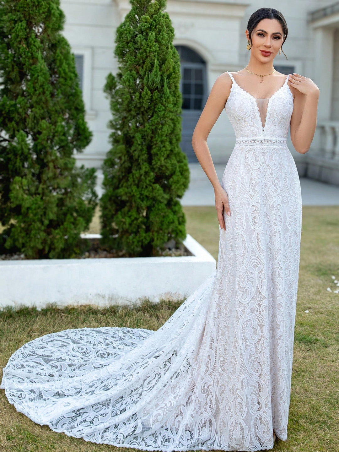 Rochie de mireasă SHEIN, alb