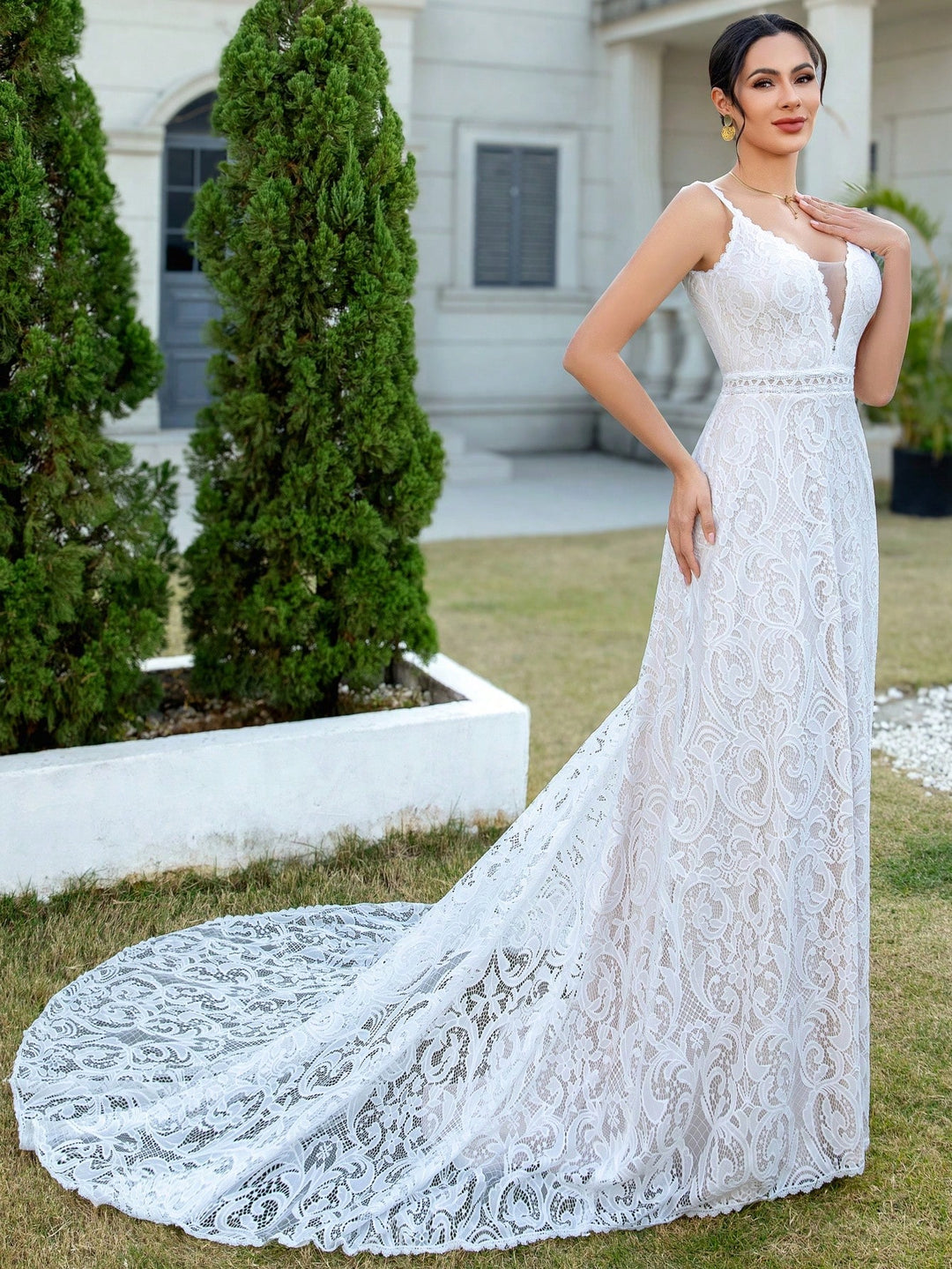 Rochie de mireasă SHEIN, alb