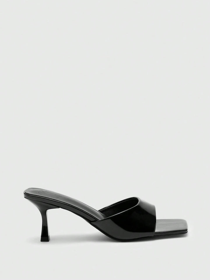 Saboți cu toc SHEIN, negru