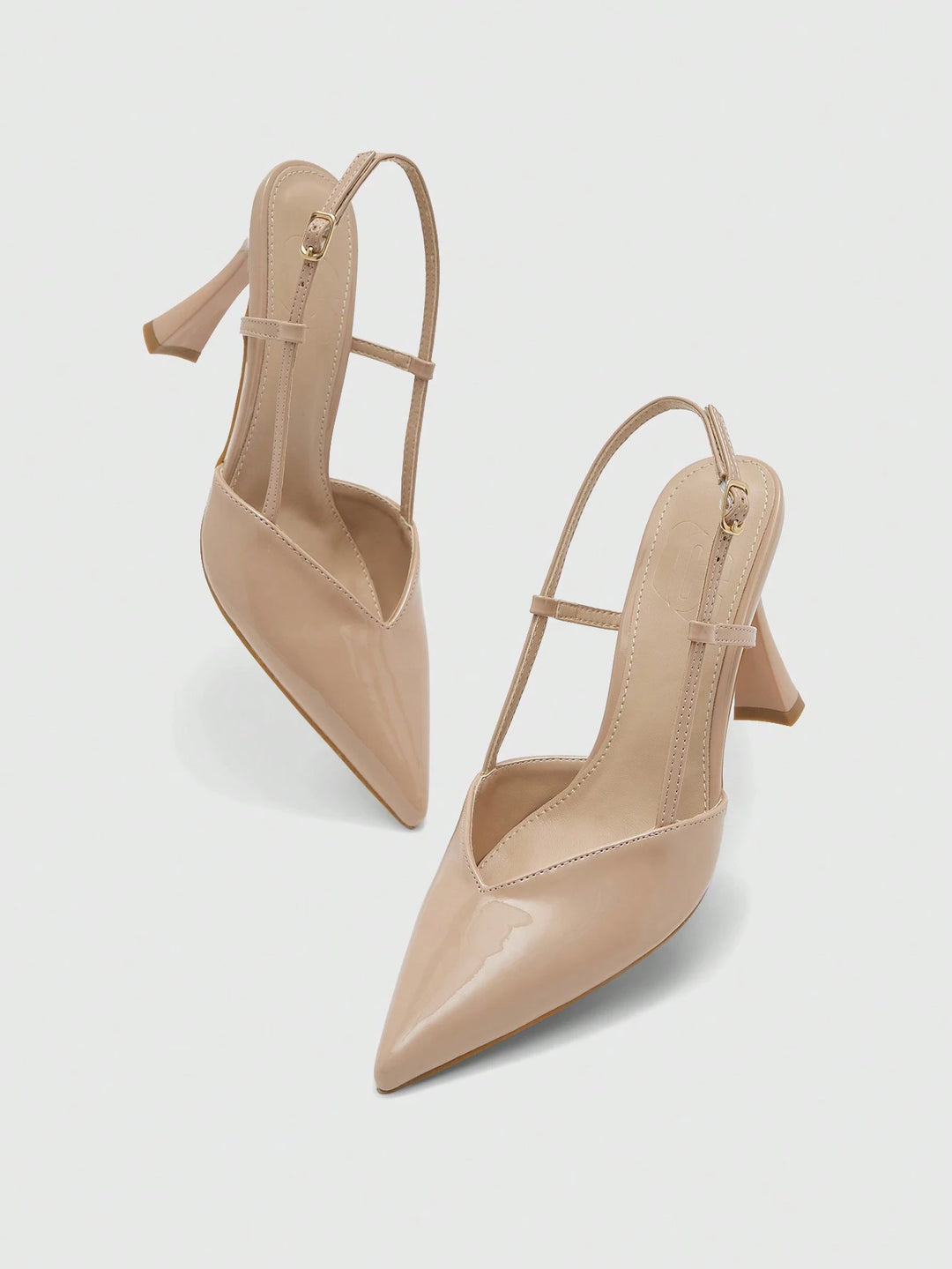 Pantofi cu toc SHEIN, bej