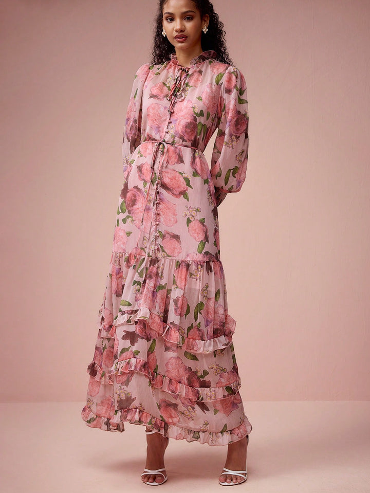 Rochie maxi SHEIN, roz
