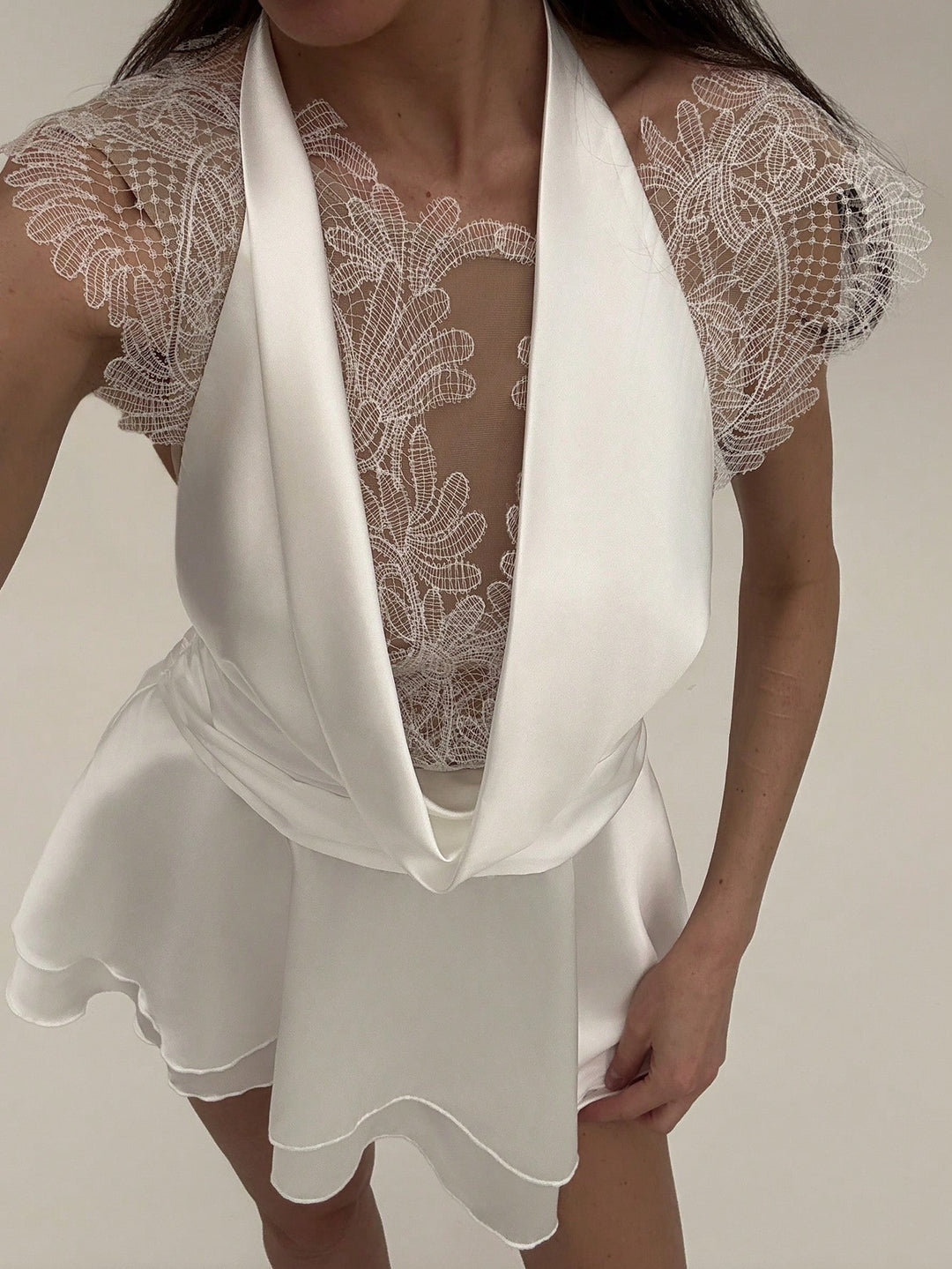 Rochie mini Shein, alb