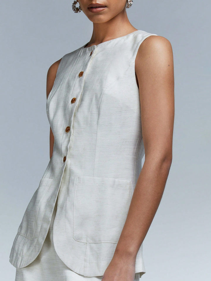Top SHEIN, portocaliu