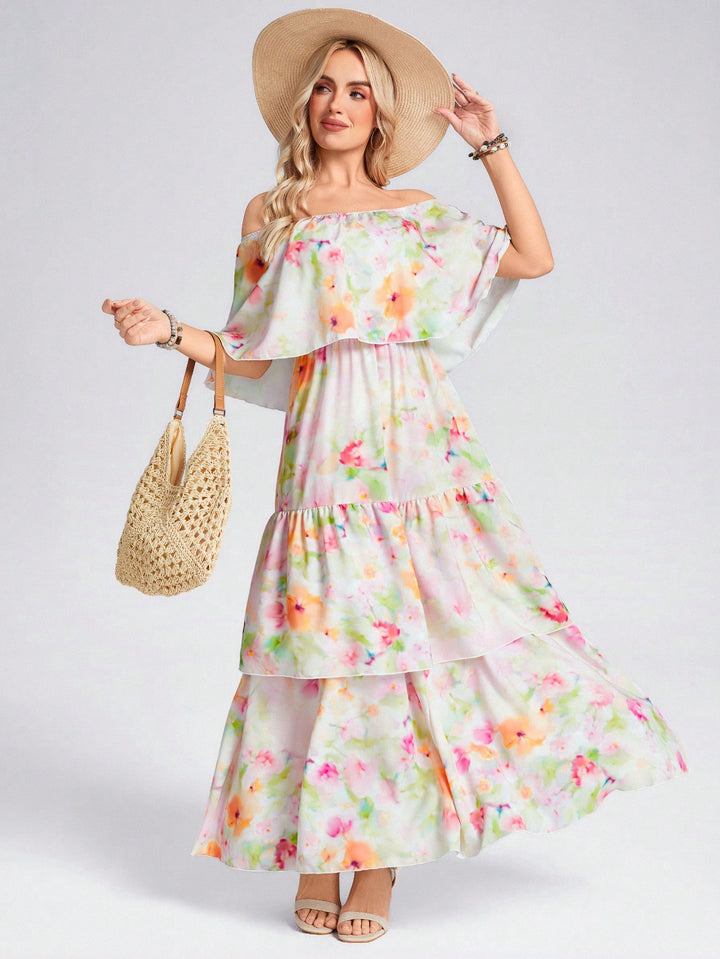 Rochie maxi SHEIN, roz