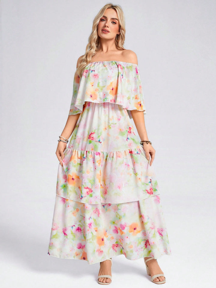 Rochie maxi SHEIN, roz