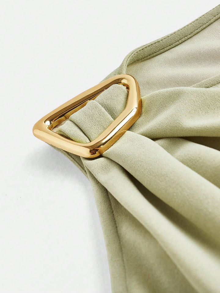 Top SHEIN, verde