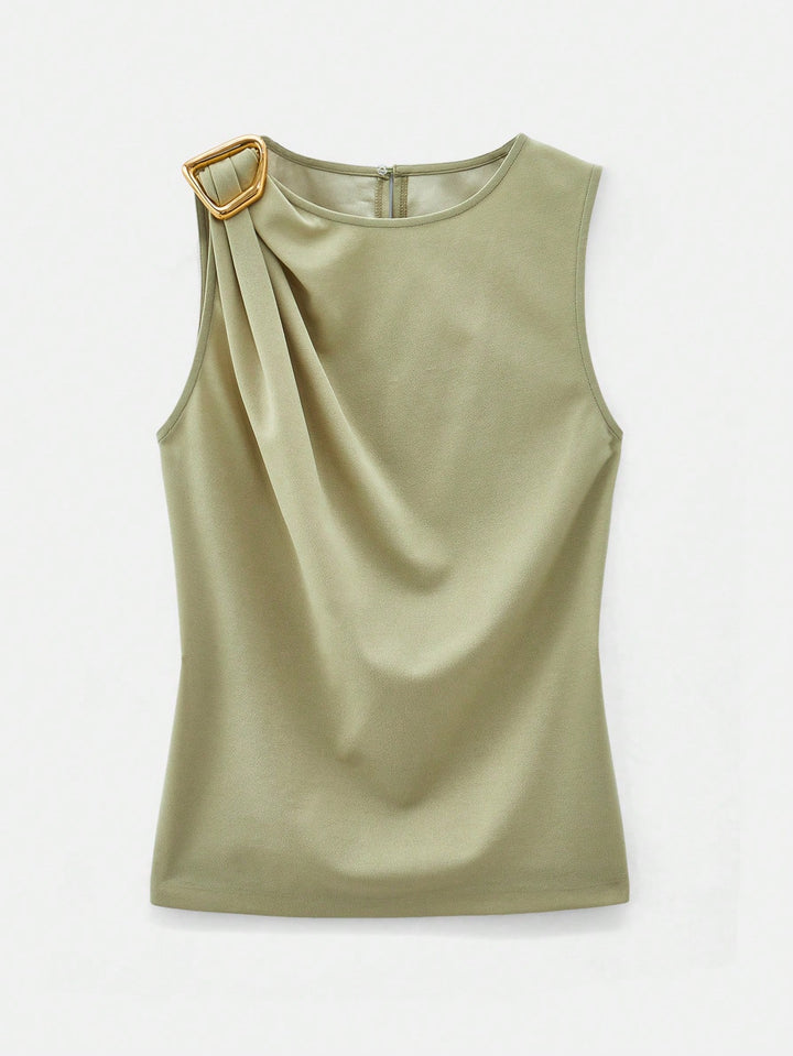 Top SHEIN, verde