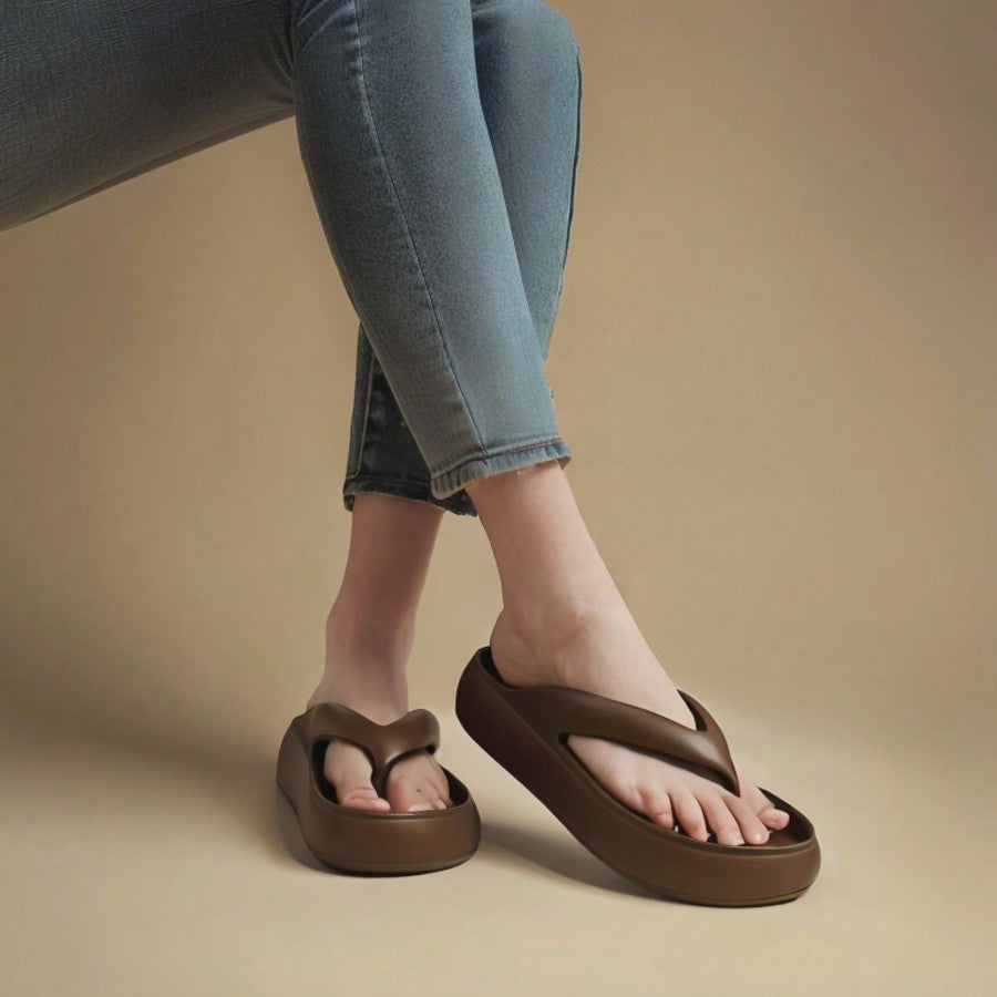 SHEIN Flip-Flops, barna