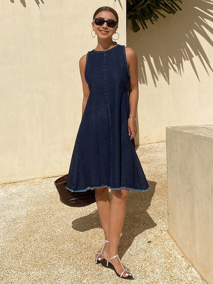 Rochie midi SHEIN, albastru