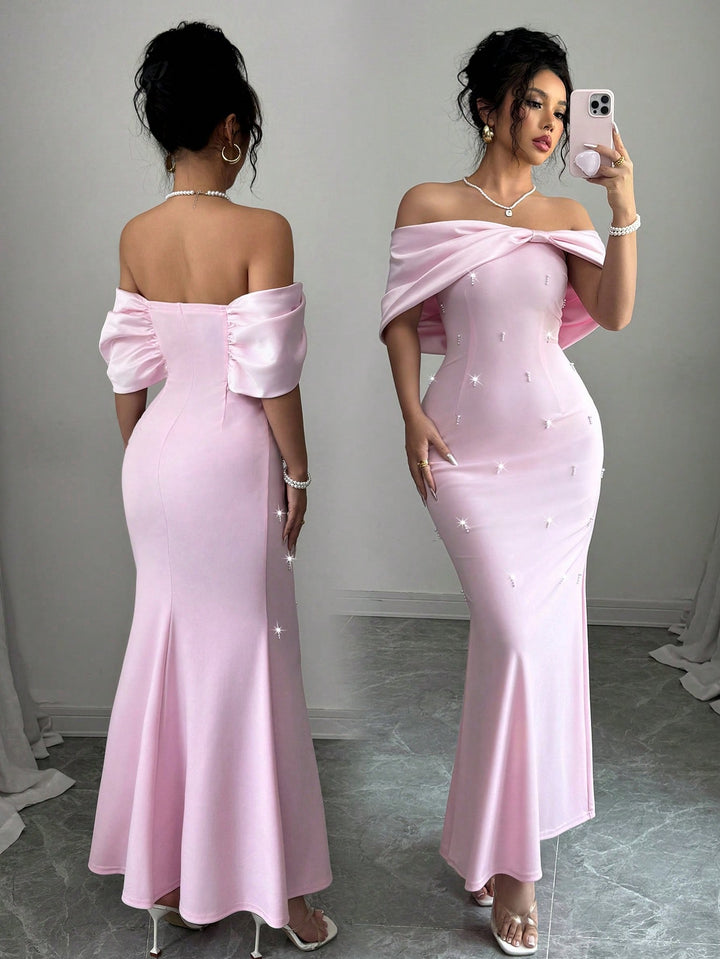 Rochie maxi SHEIN, roz