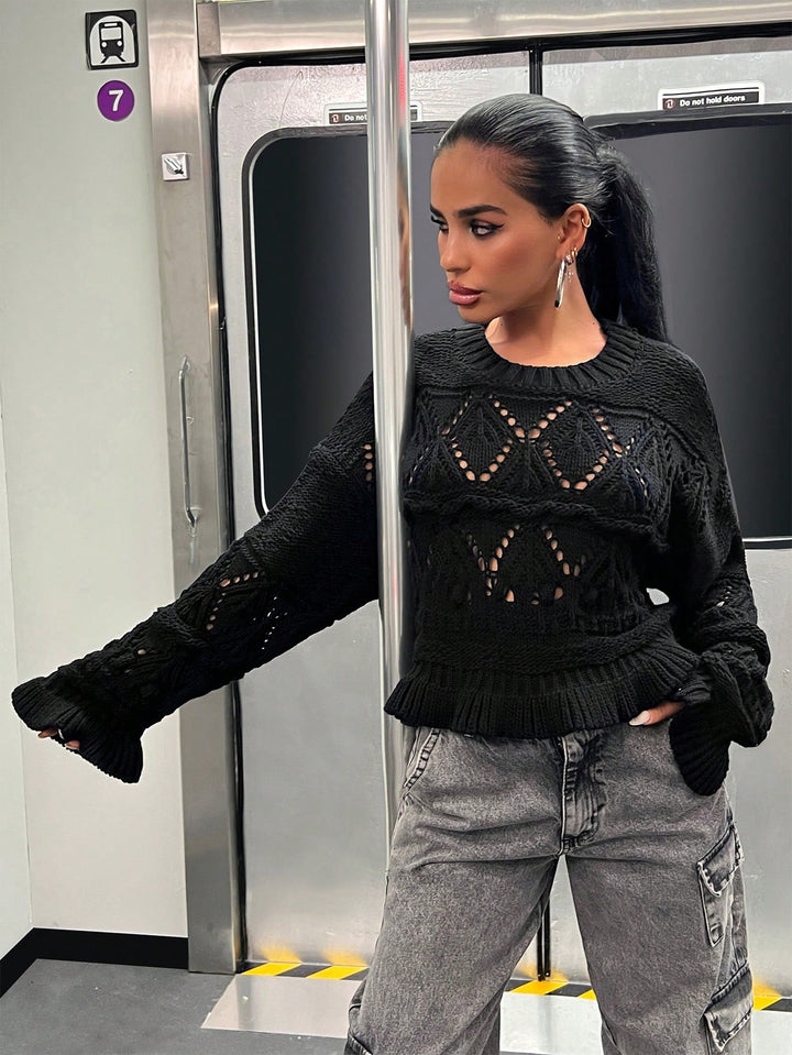 Pulover SHEIN, negru