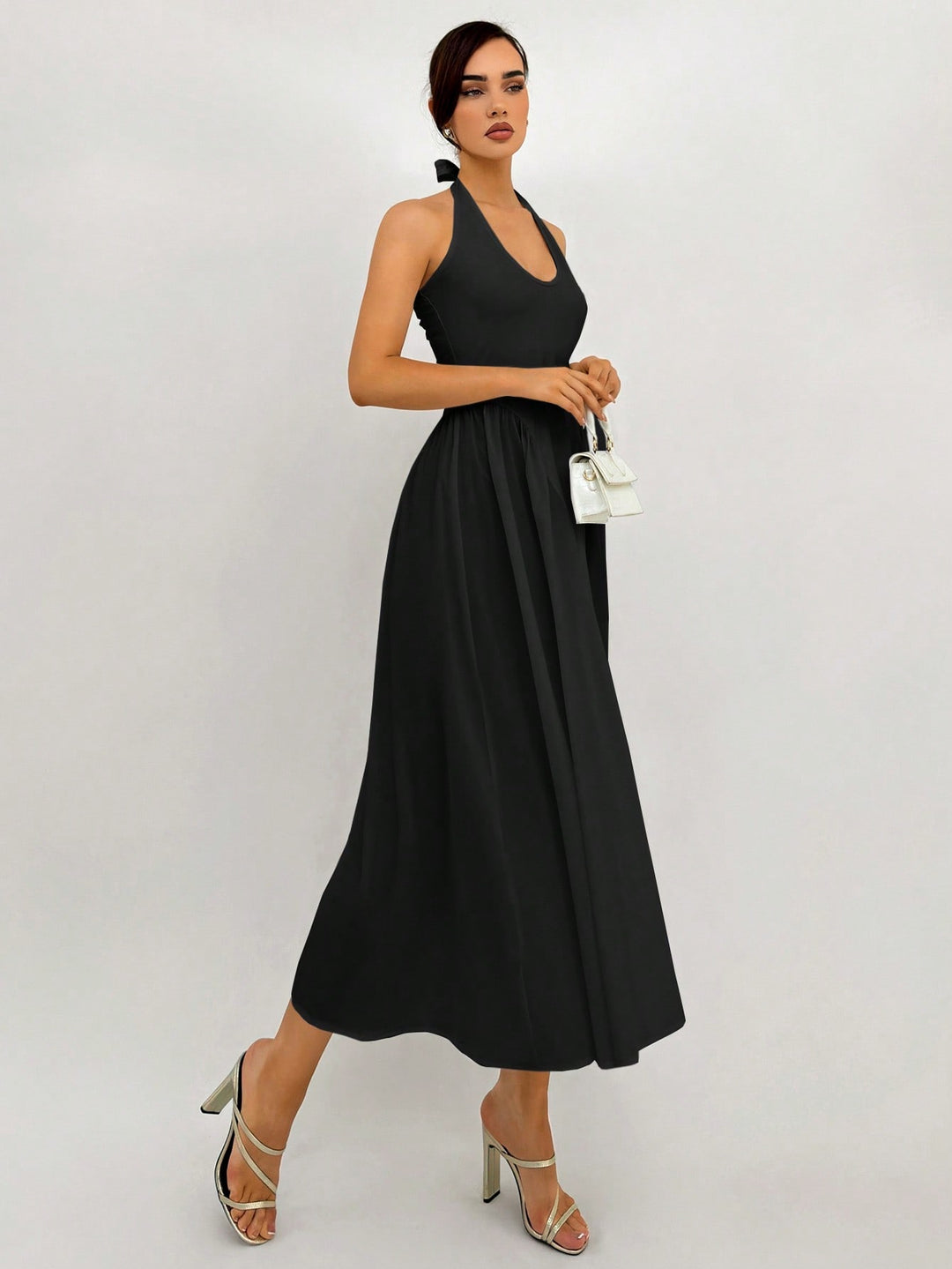 Rochie maxi SHEIN, negru