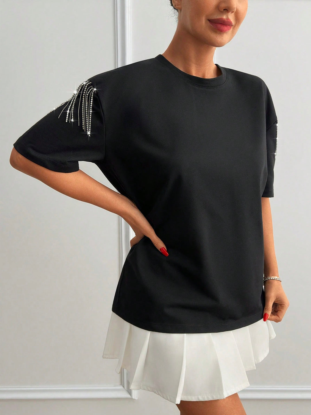 Tricou SHEIN, negru