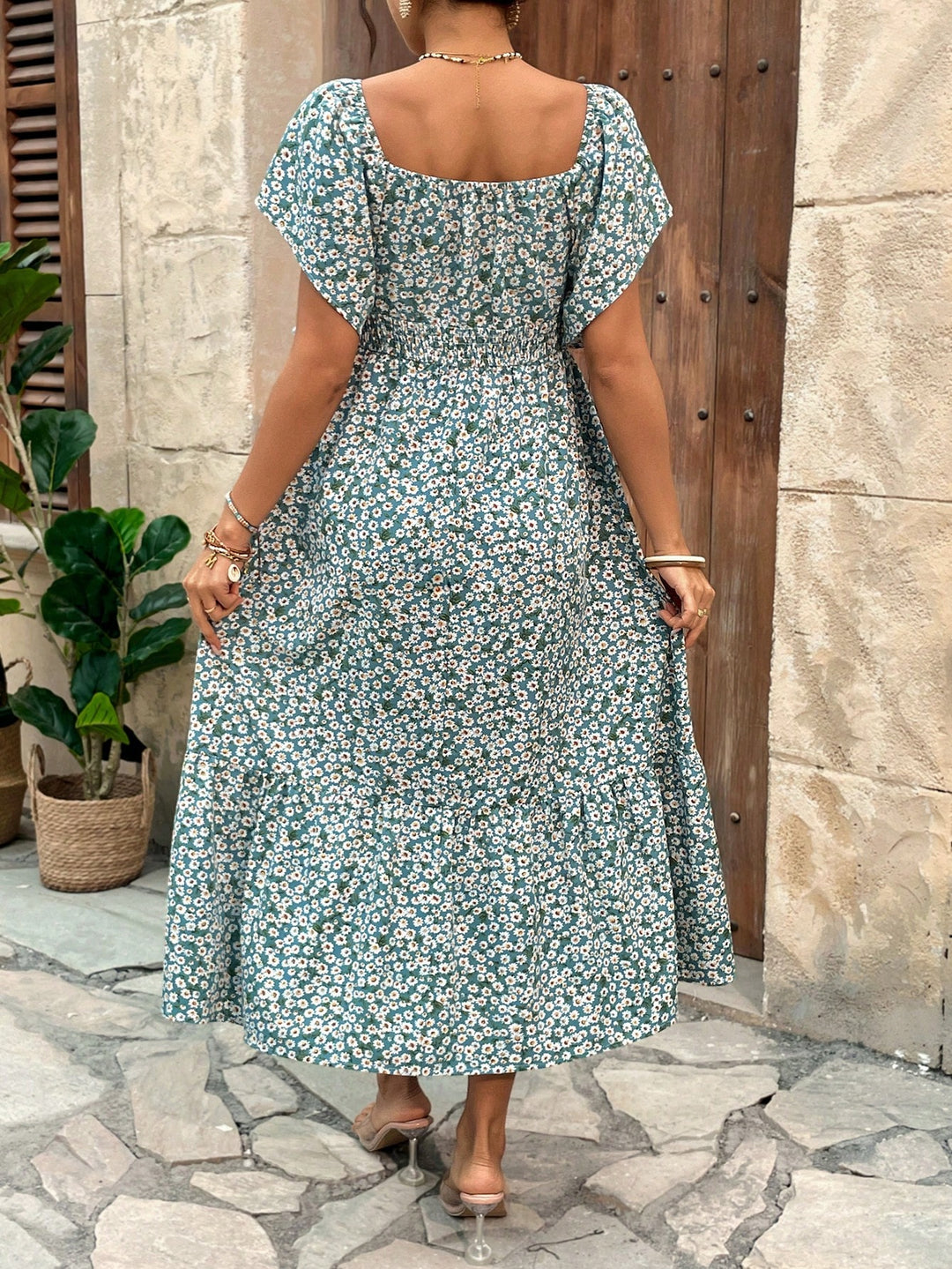 Rochie SHEIN, verde
