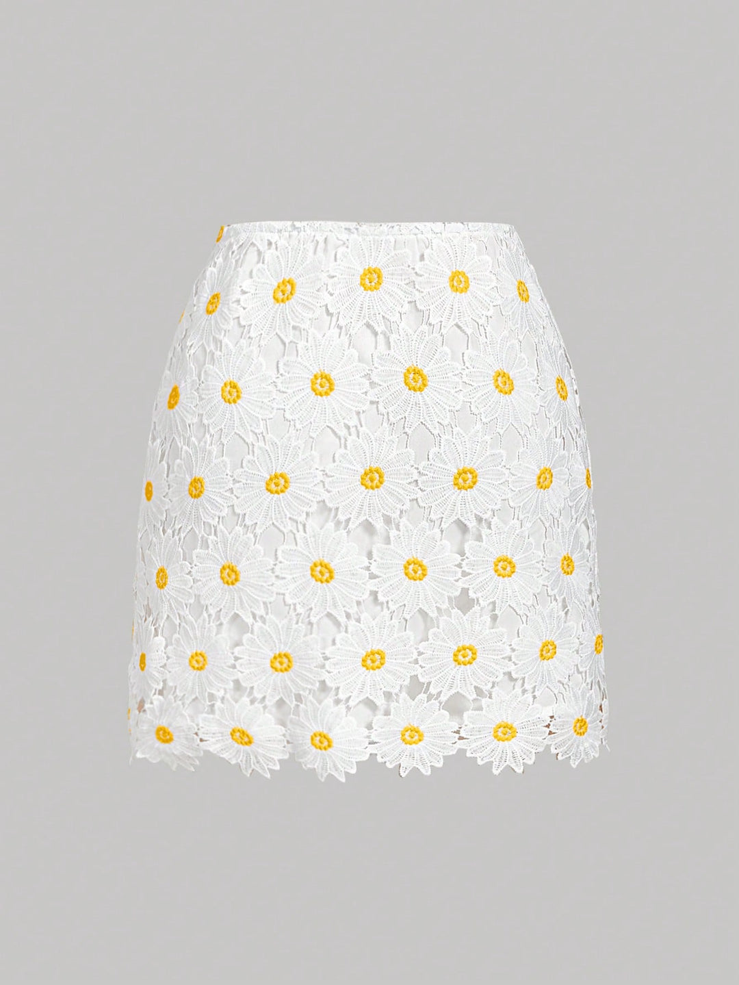 Fustă mini SHEIN, alb